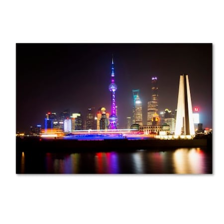 Philippe Hugonnard 'Shanghai City' Canvas Art,22x32